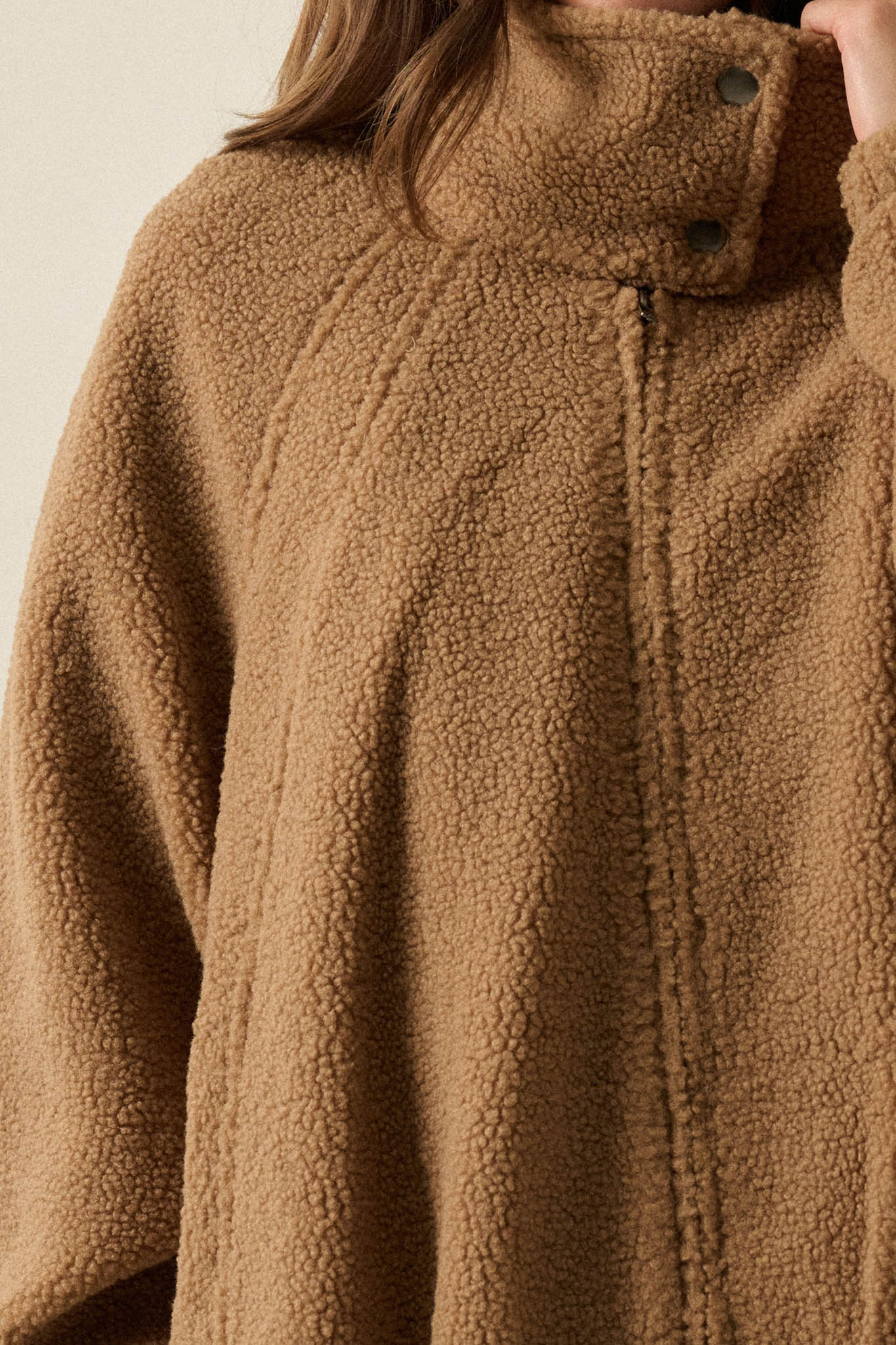 Getting Warmer Fleece Funnel-Neck Zip-Up Jacket - ShopPromesa