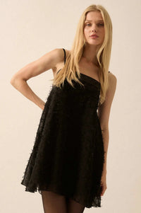 Ribbons and Bows Layered Babydoll Mini Dress - ShopPromesa