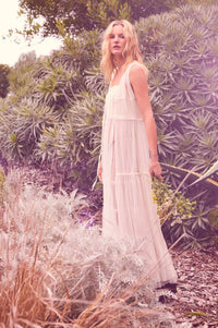 Secret Love Sheer Tiered Tulle Corset Maxi Dress - ShopPromesa