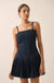 Blue Me Away Denim Drop-Waist Cami Mini Dress - ShopPromesa