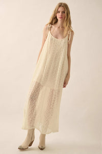 Heaven Knows Paneled Lace Maxi Slip Dress - ShopPromesa