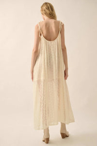 Heaven Knows Paneled Lace Maxi Slip Dress - ShopPromesa