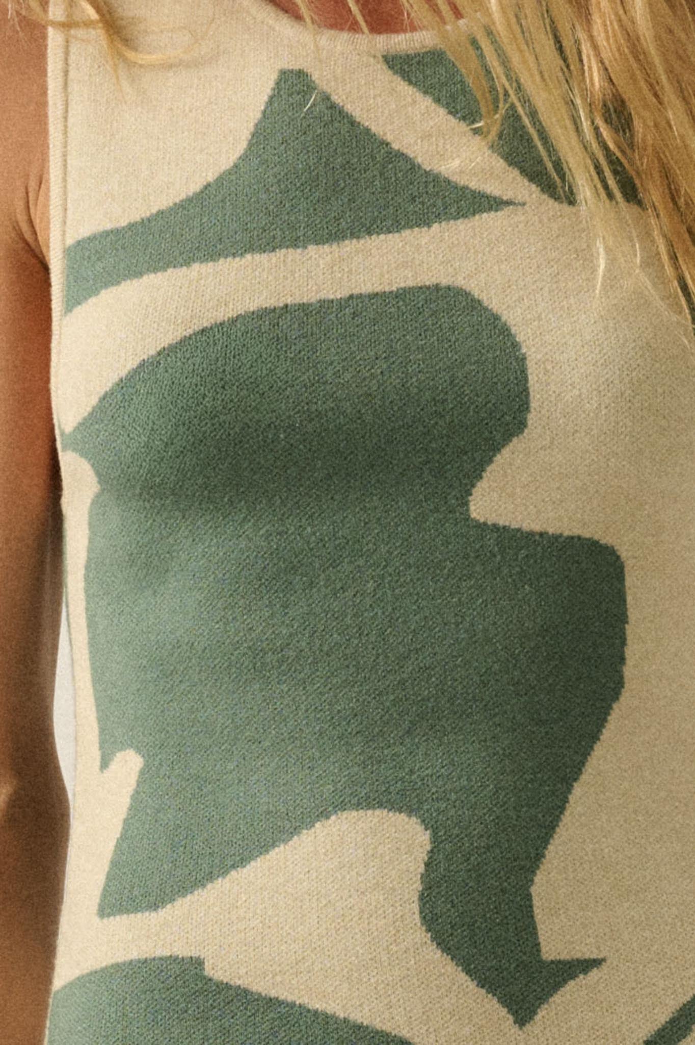 Fantastic Flora Floral Jacquard Midi Sweater Dress - ShopPromesa