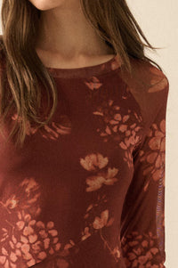 Spice of Life Floral Mesh Paneled Midi Dress - ShopPromesa