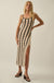 In My Lane Striped Crochet-Knit Midi Slip Dress - ShopPromesa