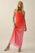 Shades of You Ombre Mesh Ruched Maxi Dress - ShopPromesa