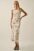 Beach Bliss Nautical Jacquard Maxi Sweater Dress - ShopPromesa