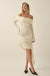 My Darling Bouclé-Knit Off Shoulder Asymmetrical Dress - ShopPromesa