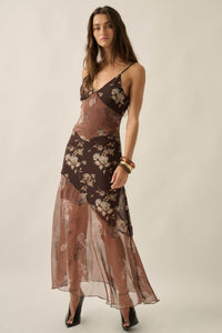 Flight of Fancy Paisley Chiffon Tiered Mini Dress - ShopPromesa