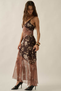 Flight of Fancy Paisley Chiffon Tiered Mini Dress - ShopPromesa