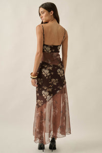 Flight of Fancy Paisley Chiffon Tiered Mini Dress - ShopPromesa
