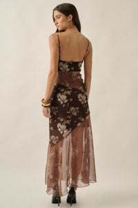 Flight of Fancy Paisley Chiffon Tiered Mini Dress - ShopPromesa