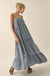 Down in the Valley Tiered Lace-Trim Maxi Dress - ShopPromesa