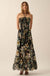 Radiant Garden Floral Chiffon Strapless Maxi Dress - ShopPromesa