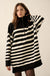 New Horizon Striped Half-Zip Mini Sweater Dress - ShopPromesa