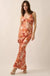 Dream Come True Abstract-Print Satin Maxi Dress - ShopPromesa