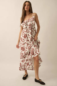 Grow With Love Floral Bow-Bodice Maxi Dress - ShopPromesa