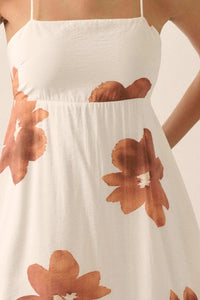 Beautiful Season Floral High-Low Ruffle Maxi Dress - ShopPromesa