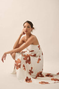 Beautiful Season Floral High-Low Ruffle Maxi Dress - ShopPromesa