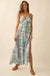 Scenic Beauty Toile Tie-Back Halter Maxi Dress - ShopPromesa