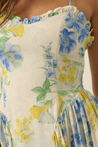 Endless Beauty Floral-Print Sweetheart Mini Dress - ShopPromesa