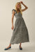 Sweet Treat Smocked Gingham Ruffle Midi Dress - ShopPromesa