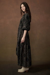 Pretty in Paisley Bandana-Print Smocked Maxi Dress - ShopPromesa