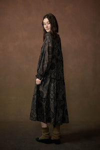 Paisley Prairie Bandana-Print Tiered Midi Dress - ShopPromesa