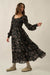 Autumn Breeze Floral Smocked Midi Prairie Dress - ShopPromesa