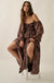 Scent of Beauty Floral Chiffon Smocked Maxi Dress - ShopPromesa