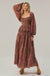 Scent of Beauty Floral Chiffon Smocked Maxi Dress - ShopPromesa