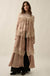 Shine On Shimmer Chiffon Lace-Trim Tiered Maxi Dress - ShopPromesa