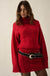 Speak Up Wide-Sleeve Turtleneck Mini Sweater Dress - ShopPromesa