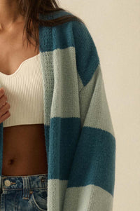Cozy Days Colorblock Striped Duster Cardigan - ShopPromesa