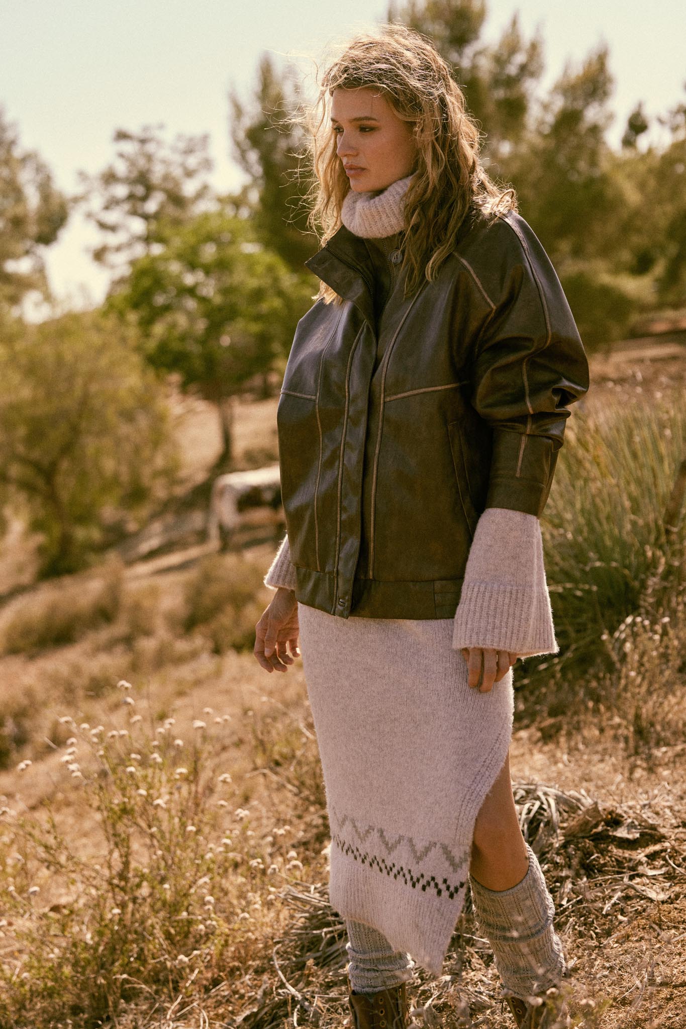 Soul Rider Vegan Leather Oversize Jacket