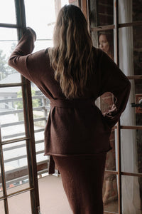 Promise the Label Belted Button-Front Cardigan - ShopPromesa