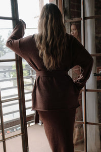 Promise the Label Belted Button-Front Cardigan - ShopPromesa