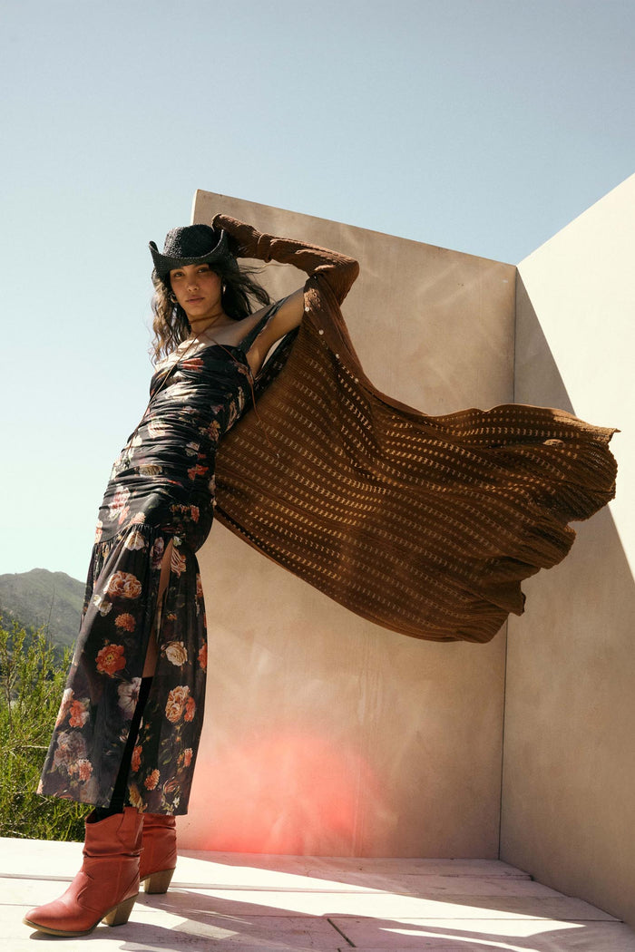 Away We Go Pointelle Rib-Knit Duster Cardigan - ShopPromesa