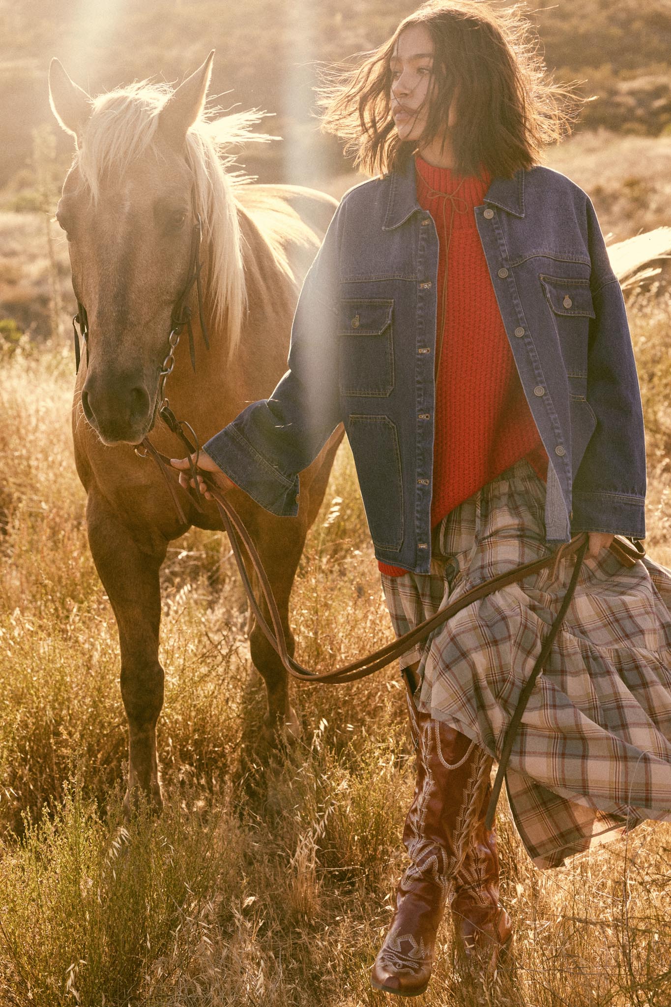 Honest Living Washed Denim Pocket Shacket