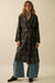 Check Point Plaid Tweed Belted Trench Coat - ShopPromesa