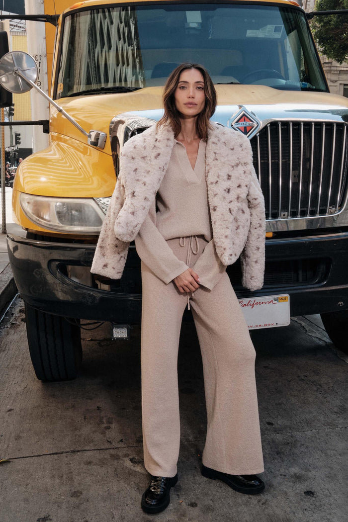 Beautiful Creature Spotted Faux Fur Jacket - ShopPromesa