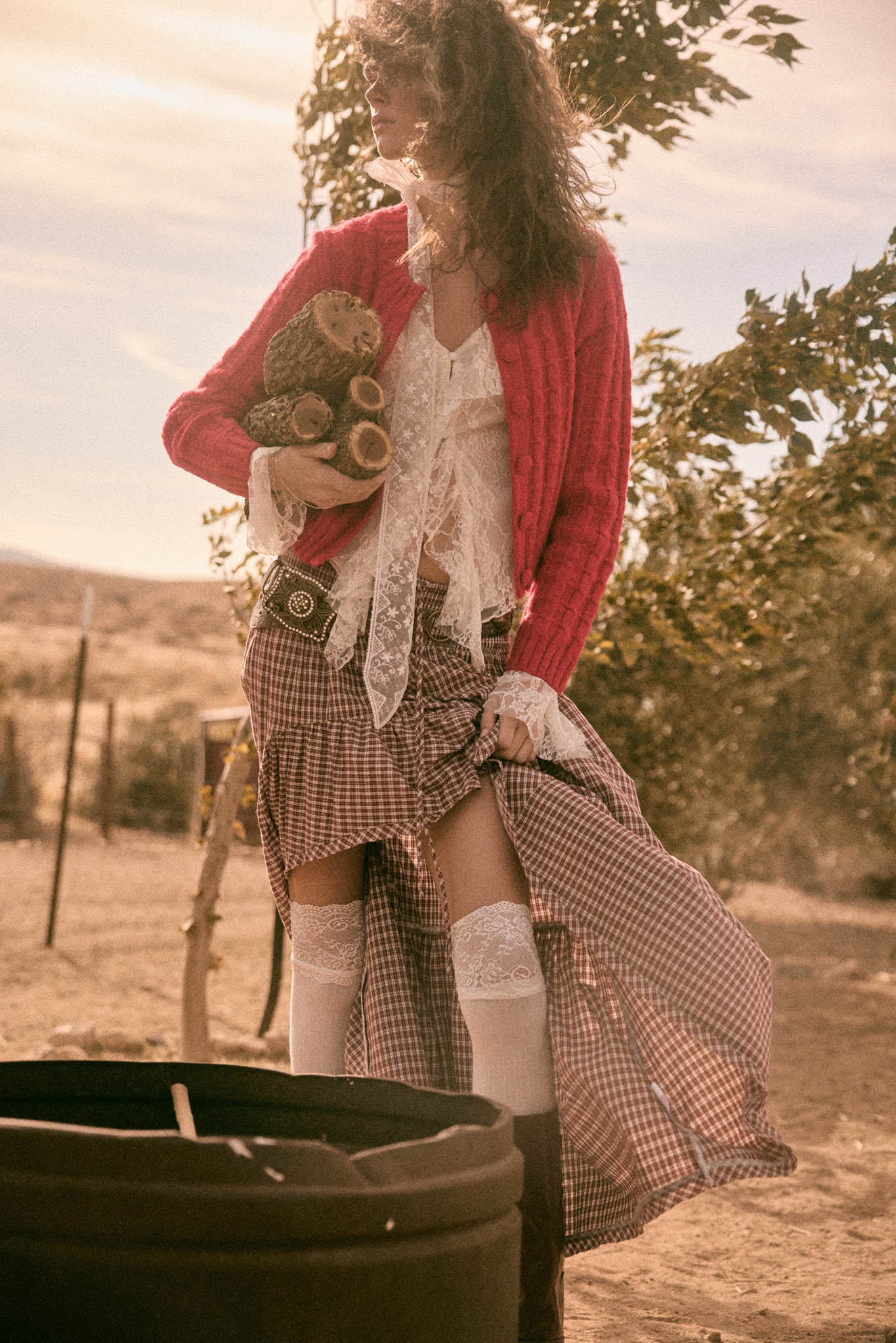 Quiet Calm Cable Knit Button-Up Cropped Cardigan - ShopPromesa