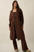 Switched Off French Terry Button-Up Duster Cardigan - ShopPromesa