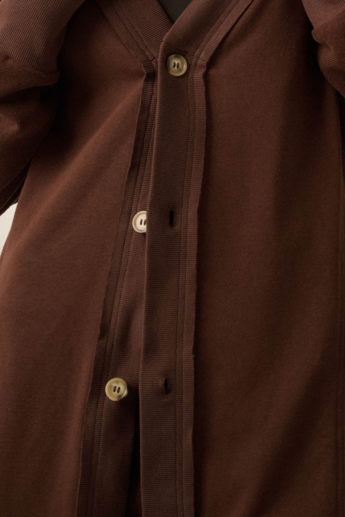 Switched Off French Terry Button-Up Duster Cardigan - ShopPromesa