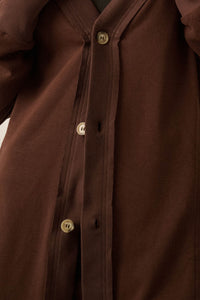 Switched Off French Terry Button-Up Duster Cardigan - ShopPromesa