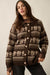 Alpine Bloom Floral Fair Isle Collared Cardigan - ShopPromesa