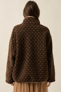 Easy to Love Heart-Print Fleece Pullover Jacket - ShopPromesa