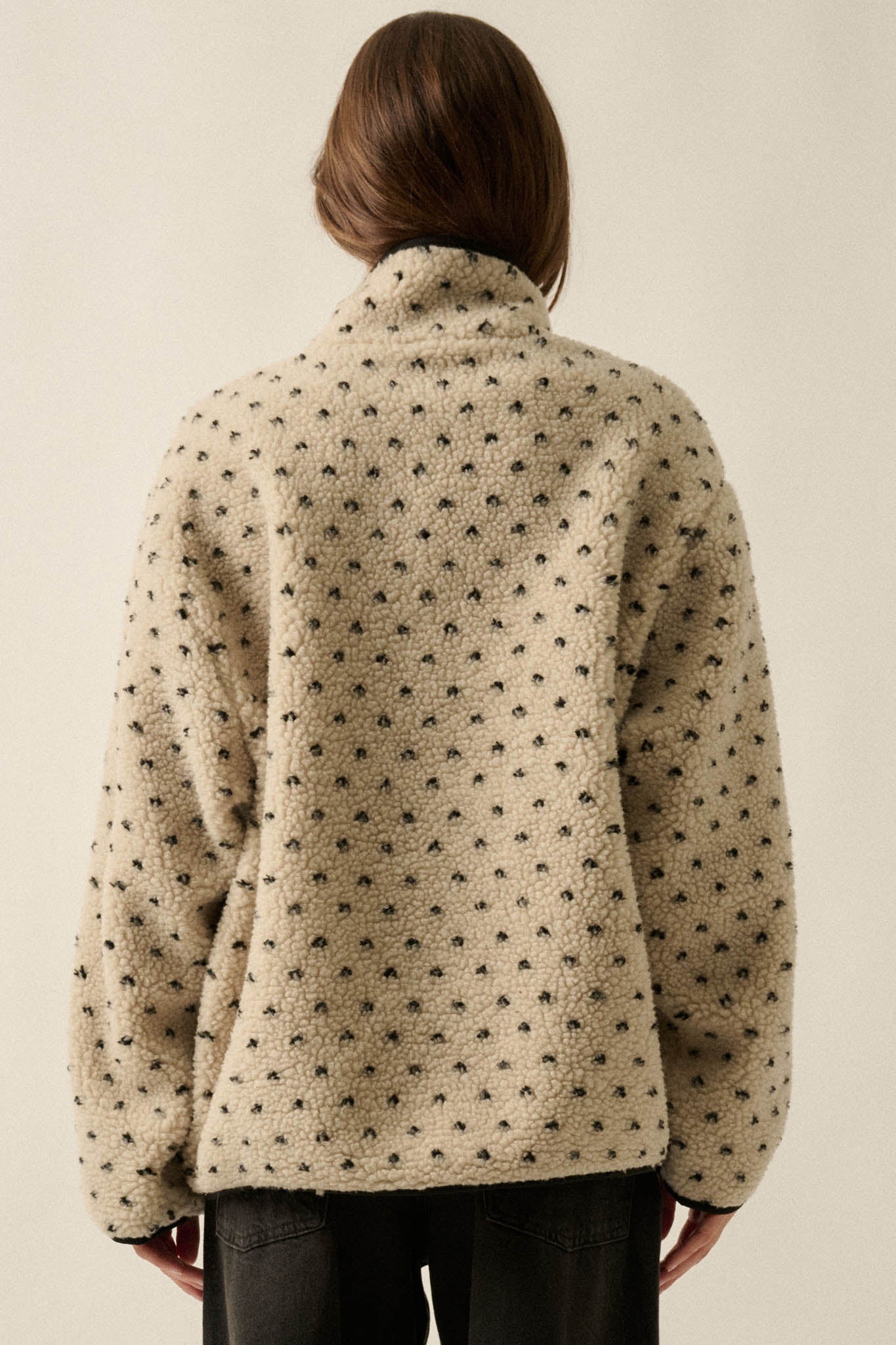 Easy to Love Heart-Print Fleece Pullover Jacket - ShopPromesa