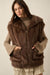 Call of the Wild Faux Fur Collared Pocket Vest - ShopPromesa