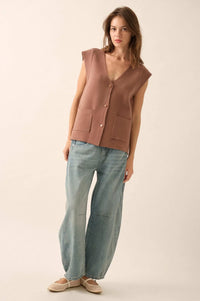 Real Talk Cap-Sleeve Pocket Cardigan - ShopPromesa